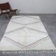 Authentic natural wool rug 1.4/2.6 m