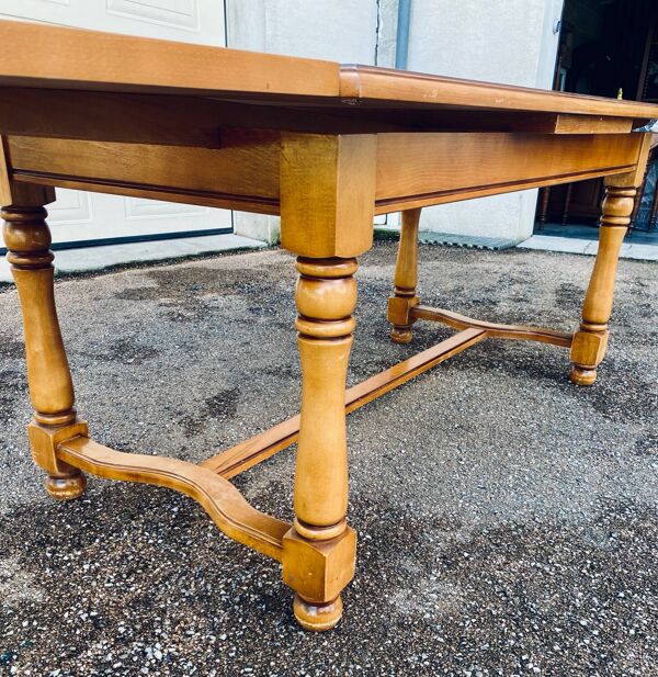 Grande table bois massif table de ferme