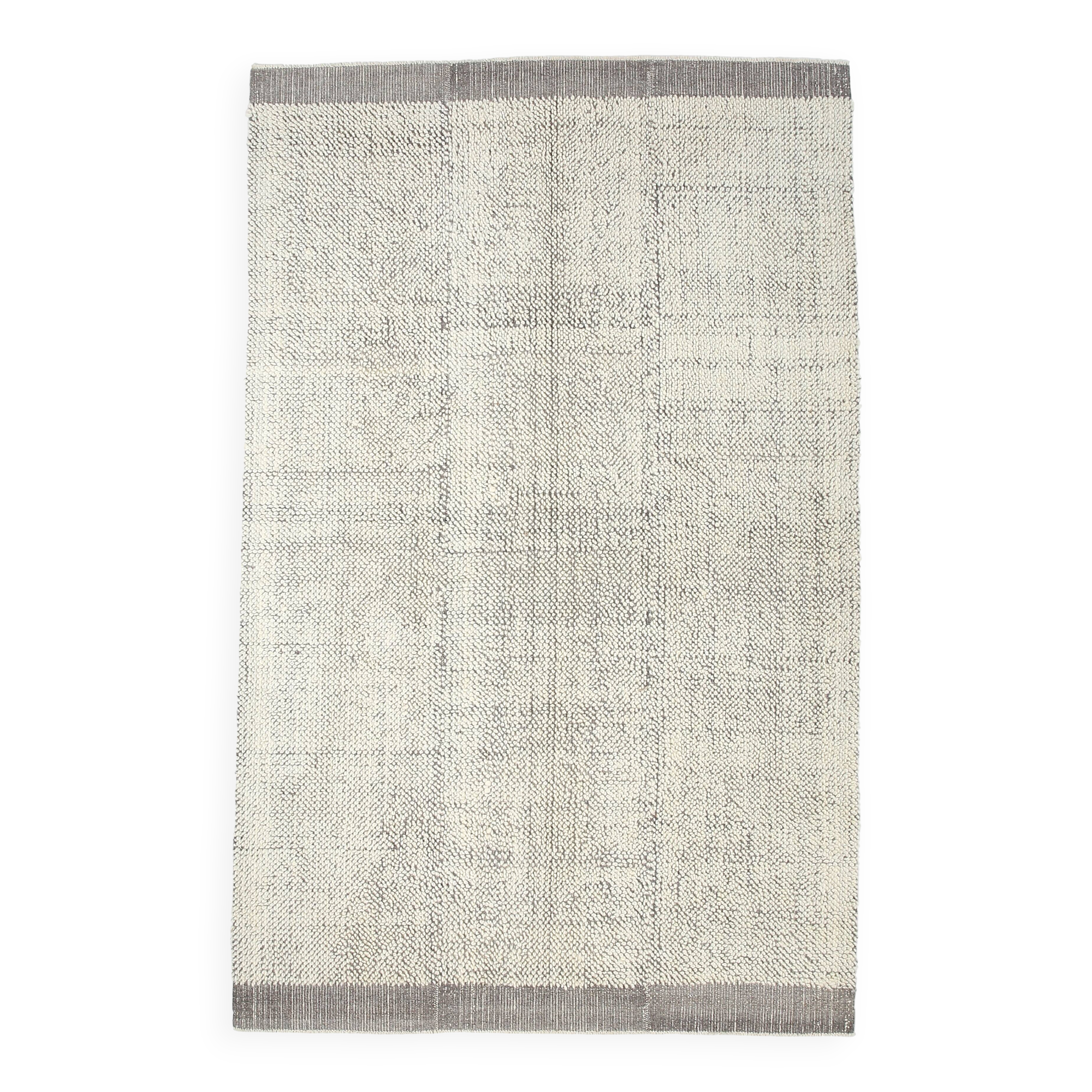 6x10 Gray Beige Modern Vintage Rug, 195x300Cm