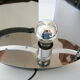 Vintage sailboat lamp 1970 chrome