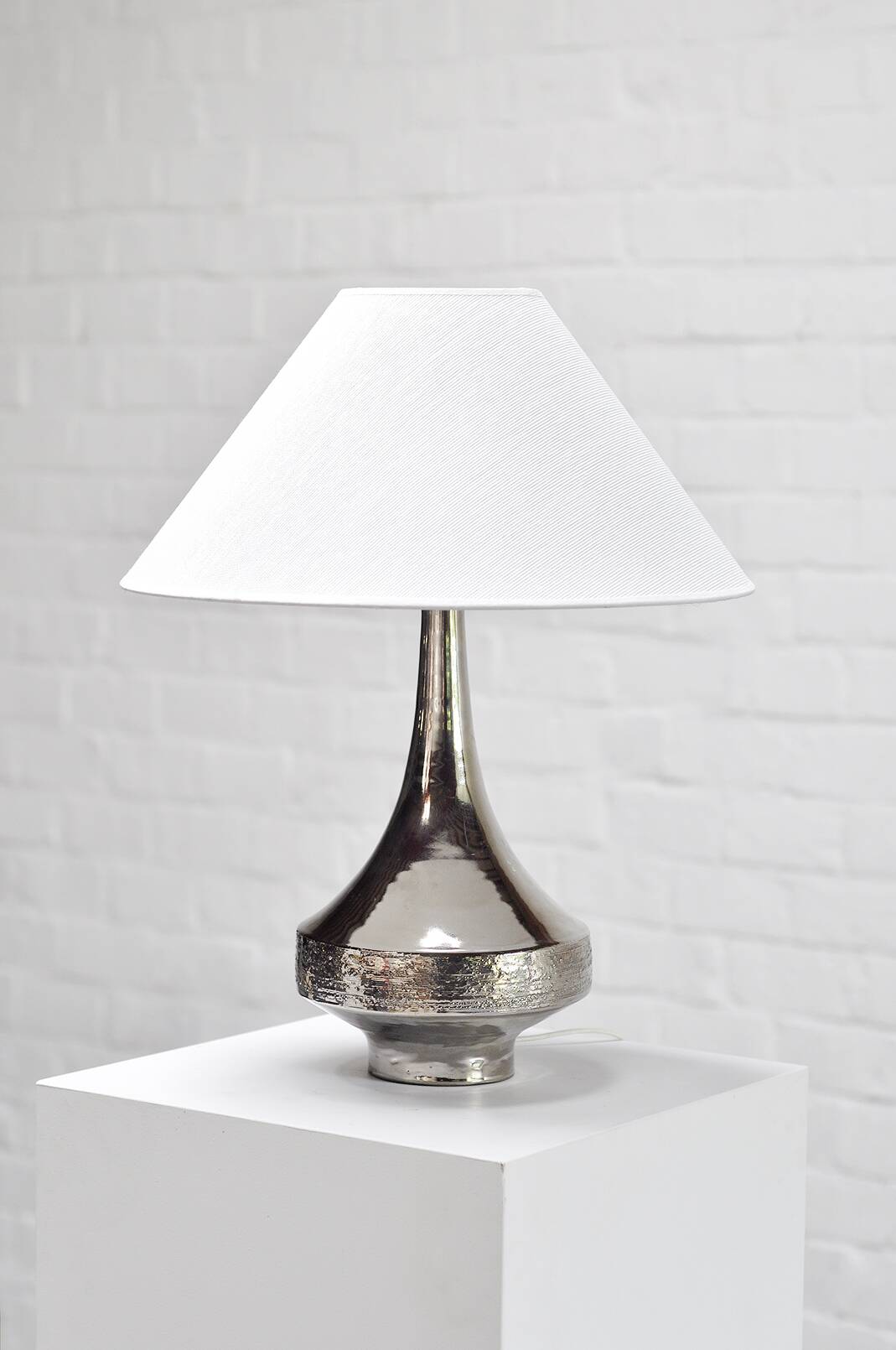 Vintage ceramic table lamp 1970s