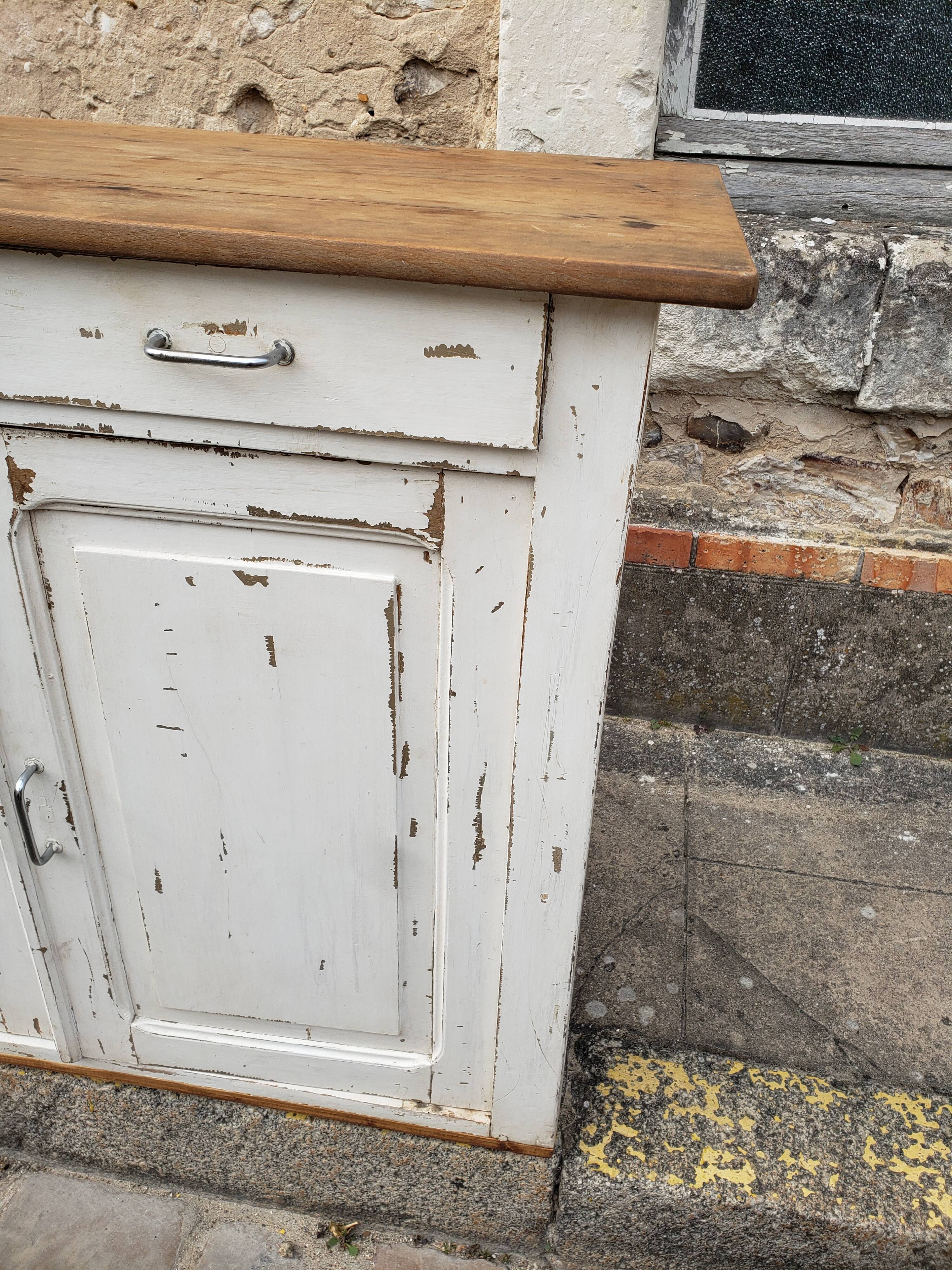 Parisian buffet off-white patina