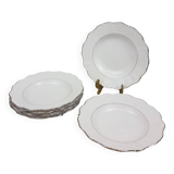 6 Seltmann Weiden Bavaria soup plates, Theresia model