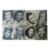 8 vintage autographed photos of American stars Metro Goldwin Mayer