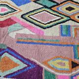 Moroccan rug in natural wool 3 x 2 m