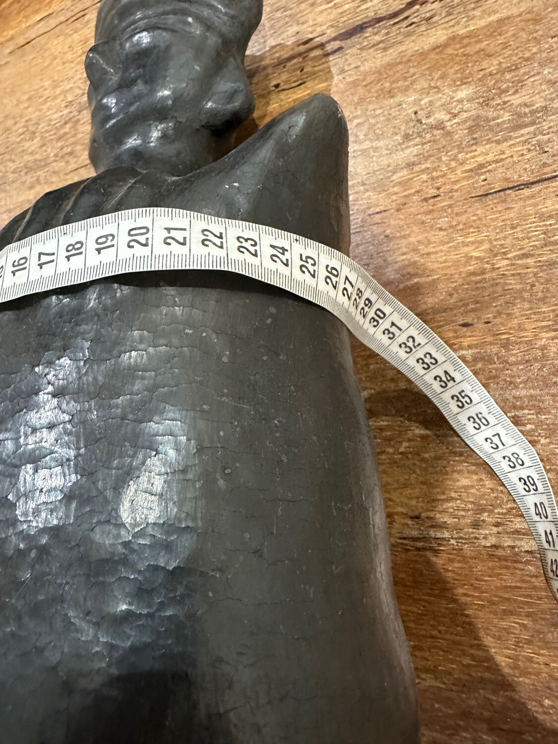 Handcrafted terracotta statuette