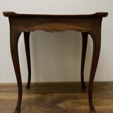 Cabaret table in walnut and oak from the end of the 19th century
