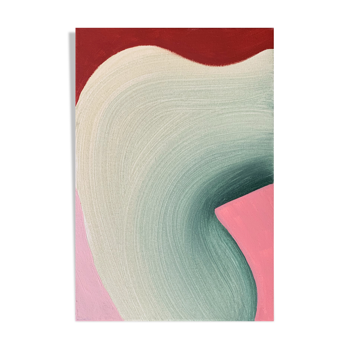 Body Language - Serie Face & Body - Acrylique sur toile 35x24cm