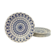 Set of 6 dessert plates of the English pottery "Barratts de Staffordshire" model "Nottingh"