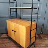 Vintage Scandinavian self-supporting shelf cabinet 1960
