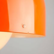 Big Space Age Pendant from Guzzini in Orange, 1970s