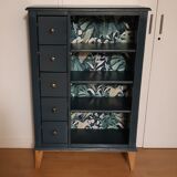 Scandinavian flour ganne blue