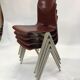Lot of 4 vintage chairs Galvanitas S22 in the Netherlands