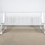 Metal garden bench René Malaval