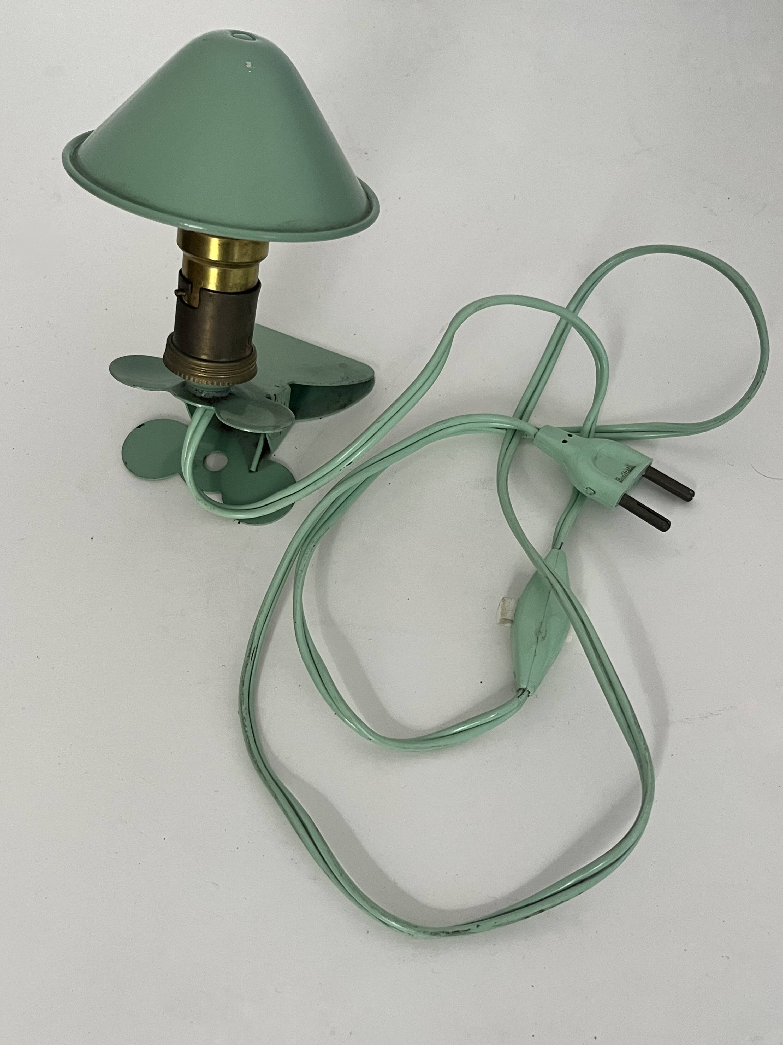 Lampe pince champignon, vintage