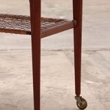 Poul Jensen Trolley teak made by Selig,1960 denmark.