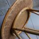 Extra roundtable in vintage rattan 50s