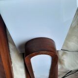 Paire de lampes scandinave bois et plexiglas