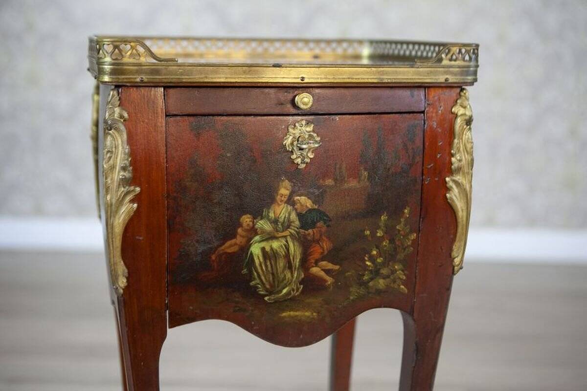 Louis XV Walnut Nightstand