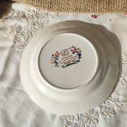 Set of 4 dessert plates Sarreguemines France – model Touraine