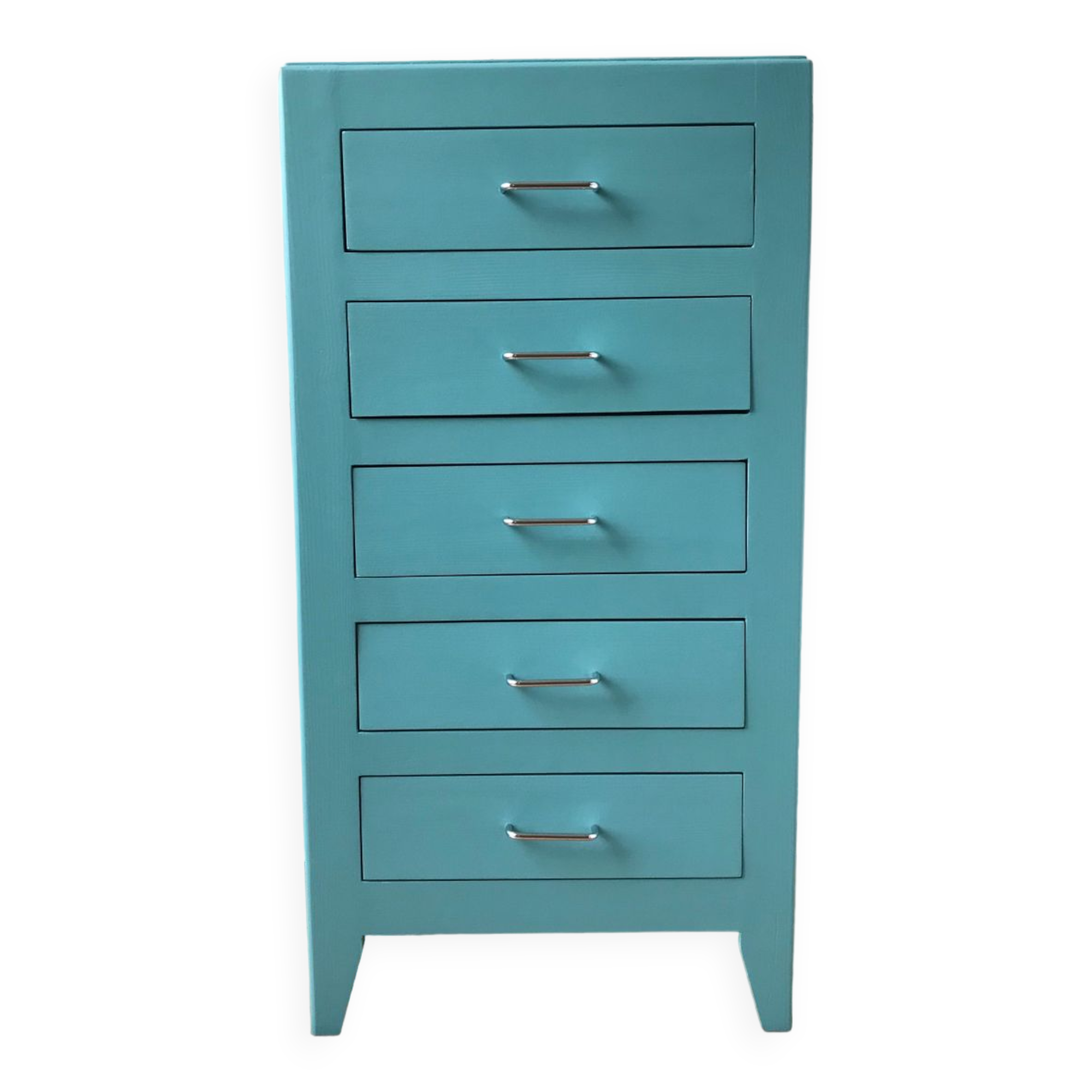 Chiffonnier commode revisité en Menthe Douce de chez Ressources