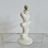 Matte white ceramic lamp 1960