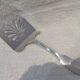 Christofle Cluny silver plated asparagus serving spoon, 23.4cm