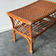 Table basse en rotin – années 1960/70