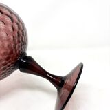 Vase en verre Empoli mauve
