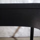 Black art-deco desk