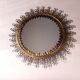 Golden wrought iron Chaty mirror 1960