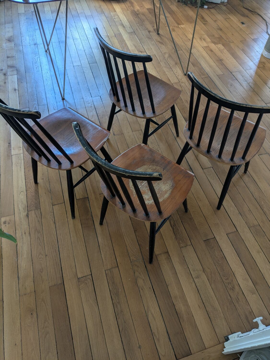 4 Fanette chairs by Ilmari Tapiovaara