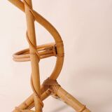 3-tier plant stand, natural rattan wicker, handmade