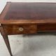 Louis XVI flat desk in mahogany veneer and rosewood, 18th century.