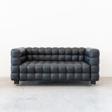 Kubus Sofas, Two Places by Josef Hoffmann for Wittmann, 1980s, Set of 4
