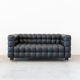 Kubus Sofas, Two Places by Josef Hoffmann for Wittmann, 1980s, Set of 4