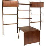 Vintage Poul Cadovius Royal System wandsysteem wandmeubel