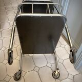 French Regency style metal serving trolley 1950