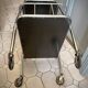 French Regency style metal serving trolley 1950