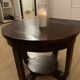 Table basse en bois massif vintage