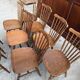 Suite de 10 chaises bistrot