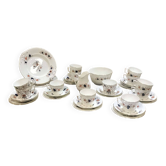 1930s English Bone China Tea Set - 12 Cups