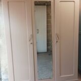 Pretty period Art Deco 3-door wardrobe
