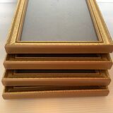 Four gilded wood frames to place or hang