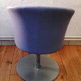 Fabric tulip armchair