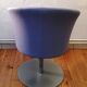 Fabric tulip armchair