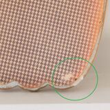 Golden mirror 68x43 cm