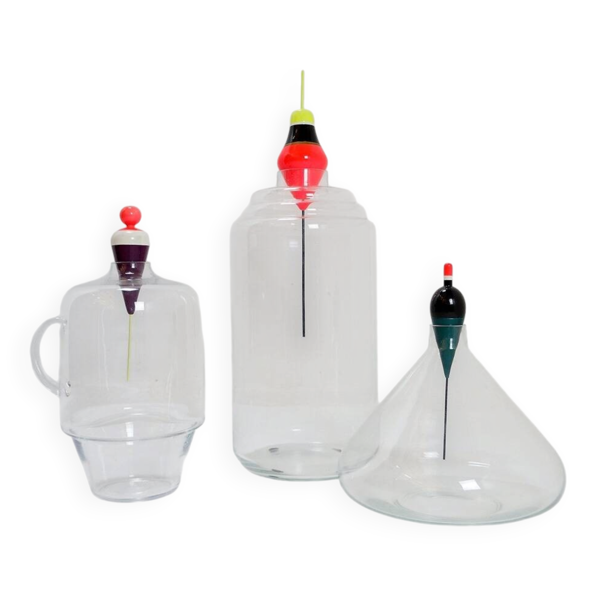 Set of 3 “Pescadous” vases by Margaux Keller for Roche Bobois 2014