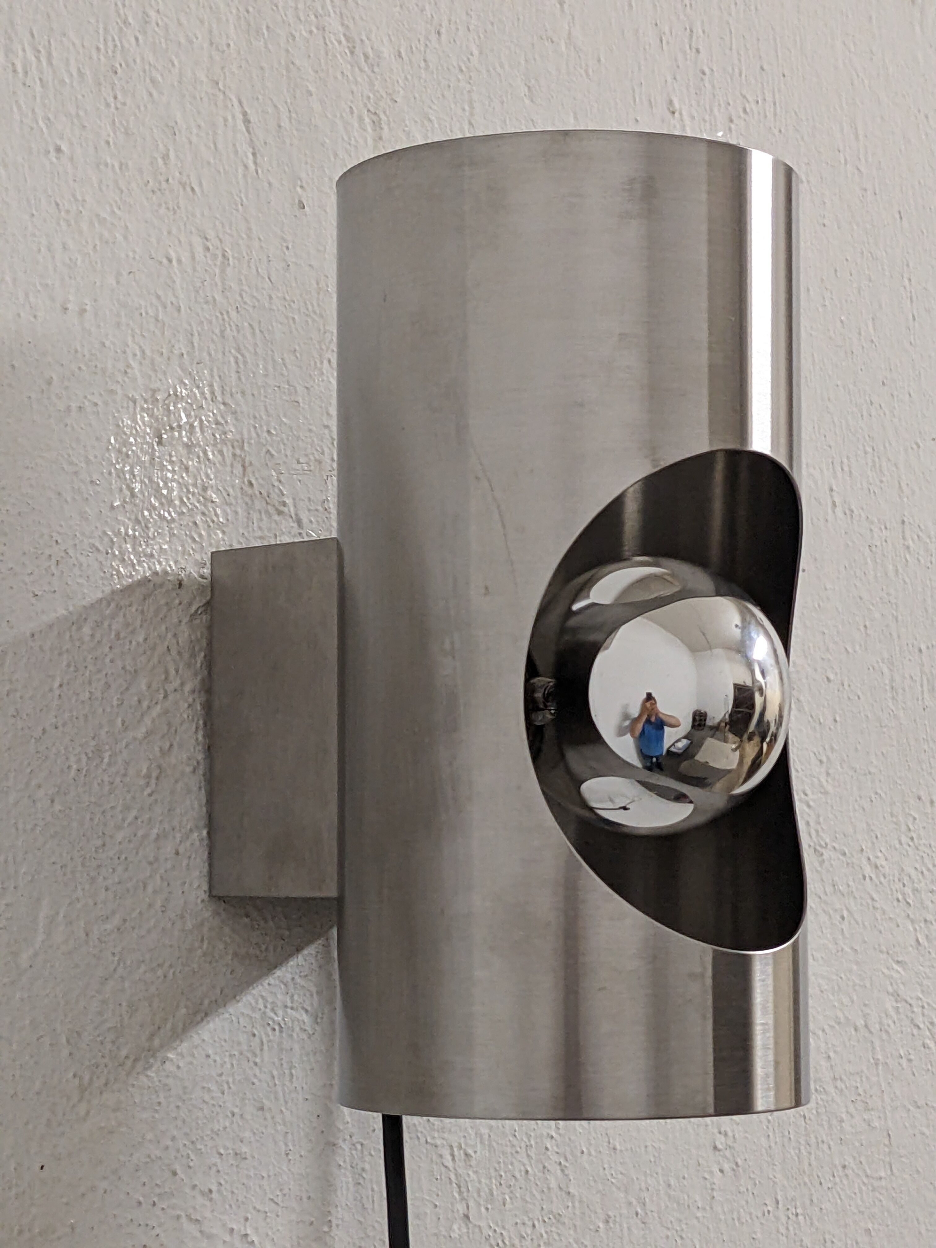 Pair of Space Age wall lamps from the 60s/70s Oxar France