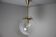Vintage glass pendant light, Kamenický Šenov, 1970s.